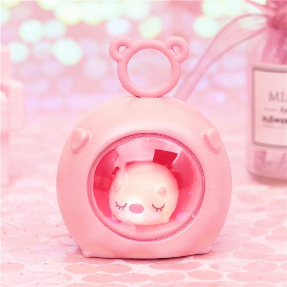 Petite statue mini résine rose lampe ronde figurines artisanat