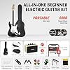 Best Electric Guitars Under $1,000: Top 5 Review and Picks 60 Donner DST-100B 39 Inch Electric Guitar Beginner Kit Solid Body Full Size Black HSS for Starter, with Amplifier, Bag, Digital Tuner, Capo, Strap, String,Cable, Picks #1