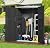 KINYING Outdoor Storage Cabinet Waterproof, 57 Cu.ft Resin Vertical Outdoor Storage Shed for Patio Furniture, Garden Tools, Pool Accessories, Mower Storage (Black)