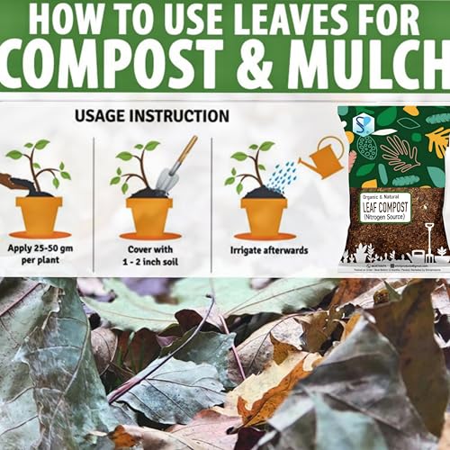 Image of Organic Leaf Compost for Gardening | Natural Source of nutrients | Potting Mix for Vegetables (4.5 kg)