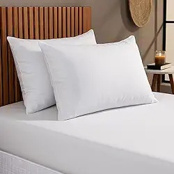 Travesseiro Antialérgico 450g Macio Lavável Antiacaro Lavável Não Faz Barulho – Ideal para Enxoval, Hotéis e Uso Diário (1)