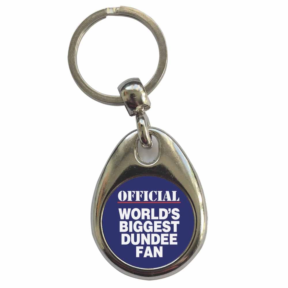 Ozorath World's Biggest Dundee Fan Keyring Keychain with Split Ring Attachment and Metal Key Fob
