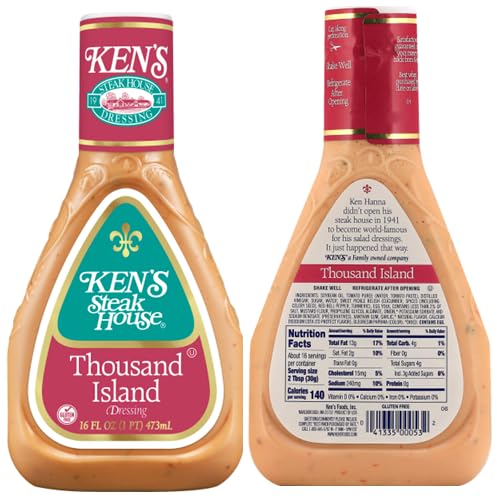 Gluten Free Thousand Island Salad Dressing (2 Bottles, 16 oz.
