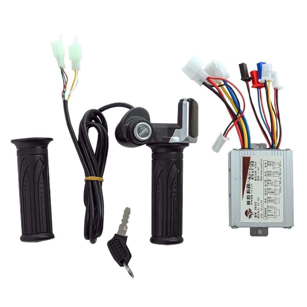 Centralina Monopattino Elettrico 1×Kit impugnatura acceleratore controller spazzolato bicicletta 24V/36V/48V 250W/350W/500W/1000W Set di retrofit controller e-bike for scooter elettrico Brushless Moto