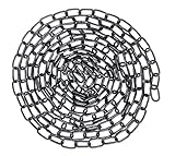 #100 x 10 ft. Hobby/Craft Oblong Decorator Steel Chain, Black, 0.087" Diameter, 10ft Length, 13 lbs