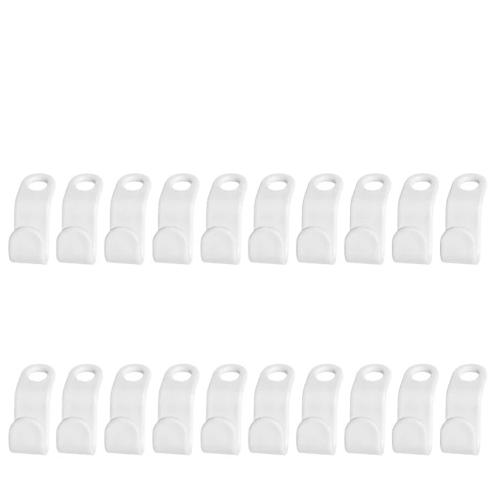 Hangers for Clothes Space Savers 260pcs Cascading Hanger Plastic Extender Clips Wardrobe Coat Organizer(White)