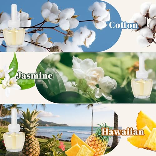 Image of Plug In Air Freshener Refills for Home, 6 Count 3.96 FL OZ
