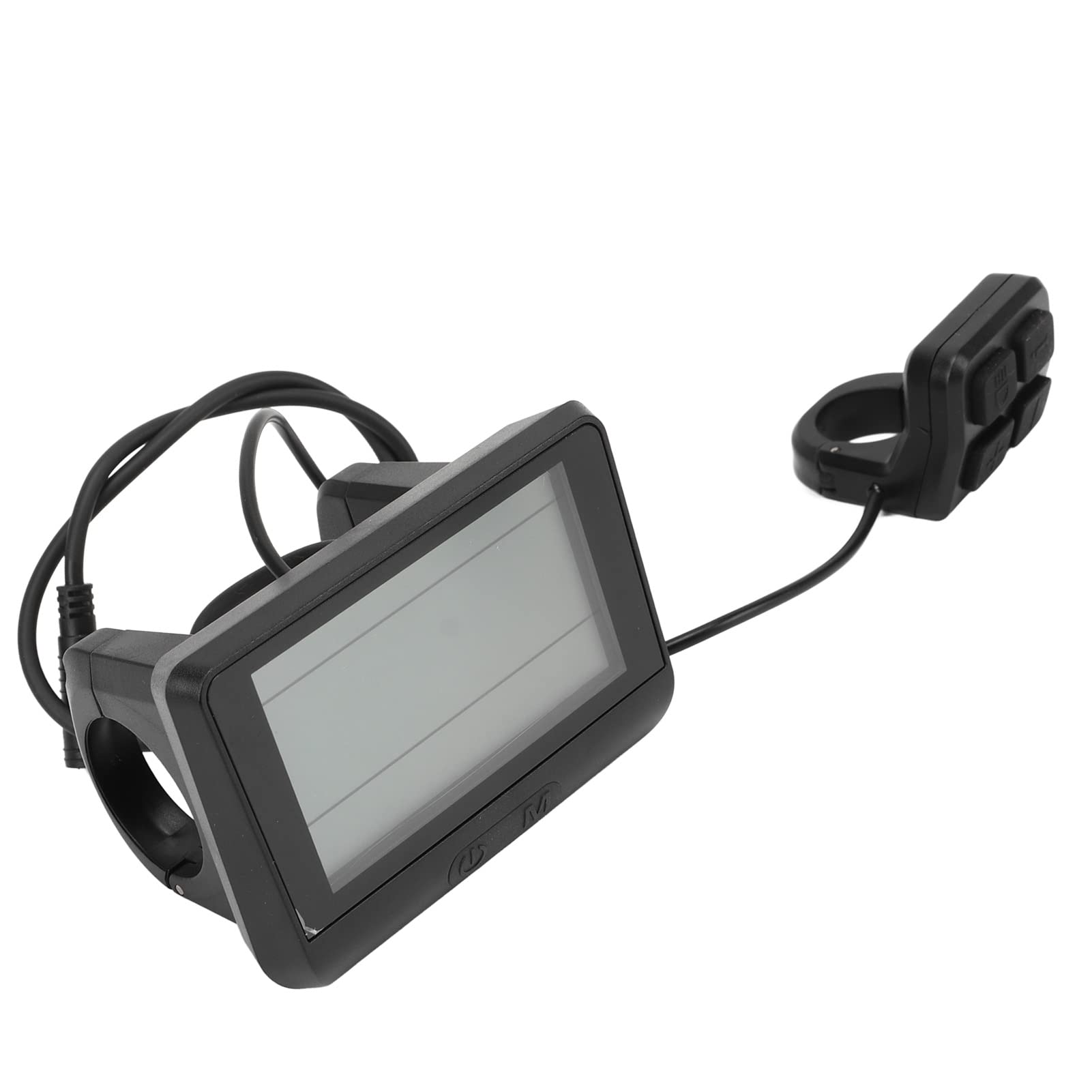 Jeanoko Panel Wyświetlacza Roweru Elektrycznego Uniwersalny Wodoodporny Miernik ABS LCD do Rowerów Elektrycznych 24V 36V 48V Lekka, Przezroczysta funkcjonalność
