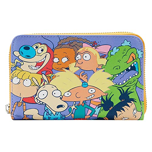 Image of Loungefly Nickelodeon Nick 90s Zip Around Wallet