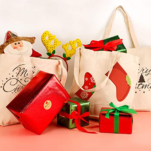 Segarty Canvas Totes Bags, 3Pcs 16.5X13In Large Heavy Duty Blank Canvas Bag To Decorate, Bulk Reusable Grocery Shopping Shoulder Bags Bookbag With Bottom Gusset For Diy Crafts Paint, Decoration #TOP3