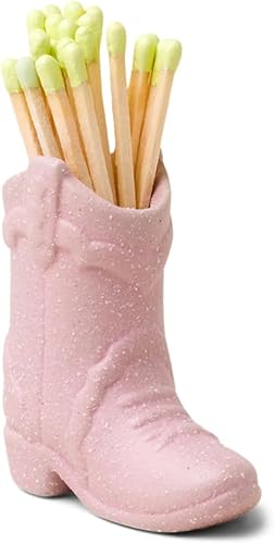 Soporte para botas de vaquero, bonito soporte de cerámica para botas con golpeador, bonito soporte para botas de vaquero, accesorio de decoración de