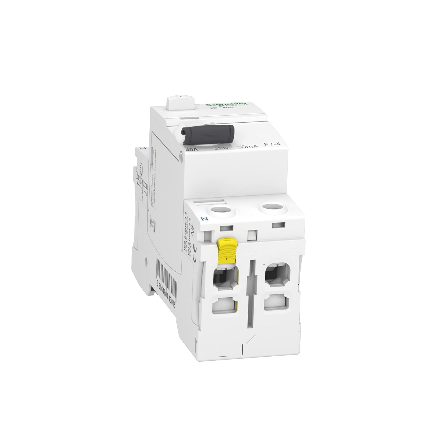 Schneider Electric Interruptor de Circuito FI, Acti9 iID, 2 Pines, 40 A, 30 mA, Tipo A, número de artículo A9Z21240