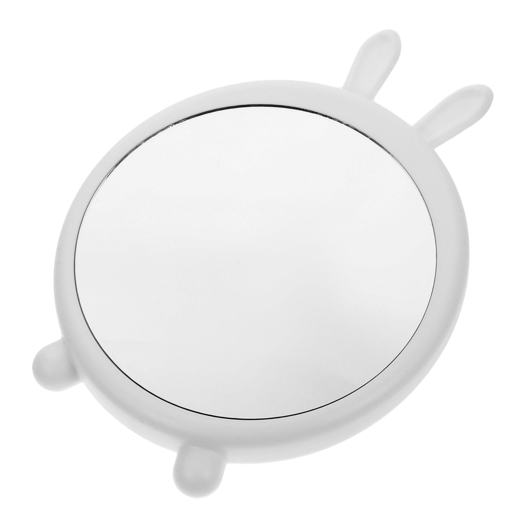 WOONEKY Desktop Vanity Mirror Table Top Mirror Makeup Mirror Tabletop Cosmetic Mirror Desk Vanity Mirror Table Mirror with Stand Desktop Mirror with Stand White Standing Mirror Portable