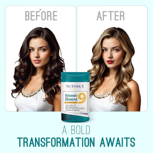 Image of Yuthika Developers for Hair Colour | Blonder Powder (9 Level, 500g) & Developer (30 Vol, 1000ml)