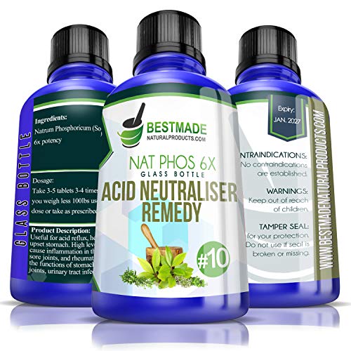 Natrum Phosphoricum 6X Glass Bottle | Acid Neutralizer Remedy