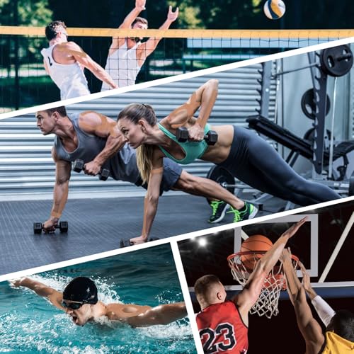 Image of 4IN Wide Kinesiology Tape, Breathable & Waterproof Athletic Muscle Support Tape, Latex Free Cotton Elastic Adhesive Sport Tape, 16.4ft Free Cut Tape for Joints, Back, Ankle, Shoulder, Wrist