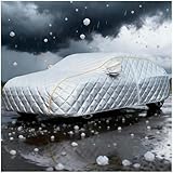 【Housse de protection imperméable pour voiture compatible avec Opel Commodore C 1978-1984 】 Cette housse de protection intégrale anti-grêle est imperméable et résistante à l'usure. Fabriquée en tissu Oxford multicouche de haute qualité, elle est dotée d'une couche extérieure isolante pour refléter la lumière du soleil et prévenir la surchauffe, et d'une couche intérieure en coton épais pour protéger la voiture des rayures, des chocs et des bosses.