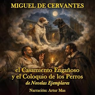Diseño de la portada del título El Casamiento Enga&ntilde;oso y el Coloquio de los Perros