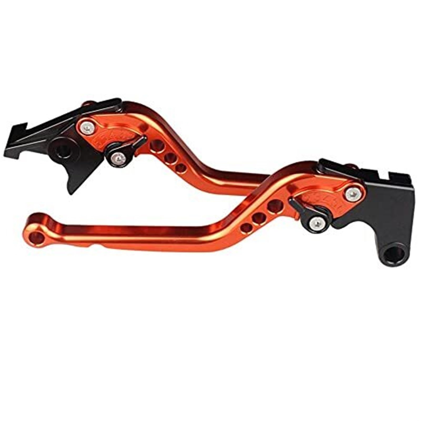 FLBZBLKASL Motorcycle Short Brake Clutch Levers CNC Pivot Brake Clutch Levers for Enfield 650 for Interceptor Aluminum Adjustable Motorcycle Lever Motorbike