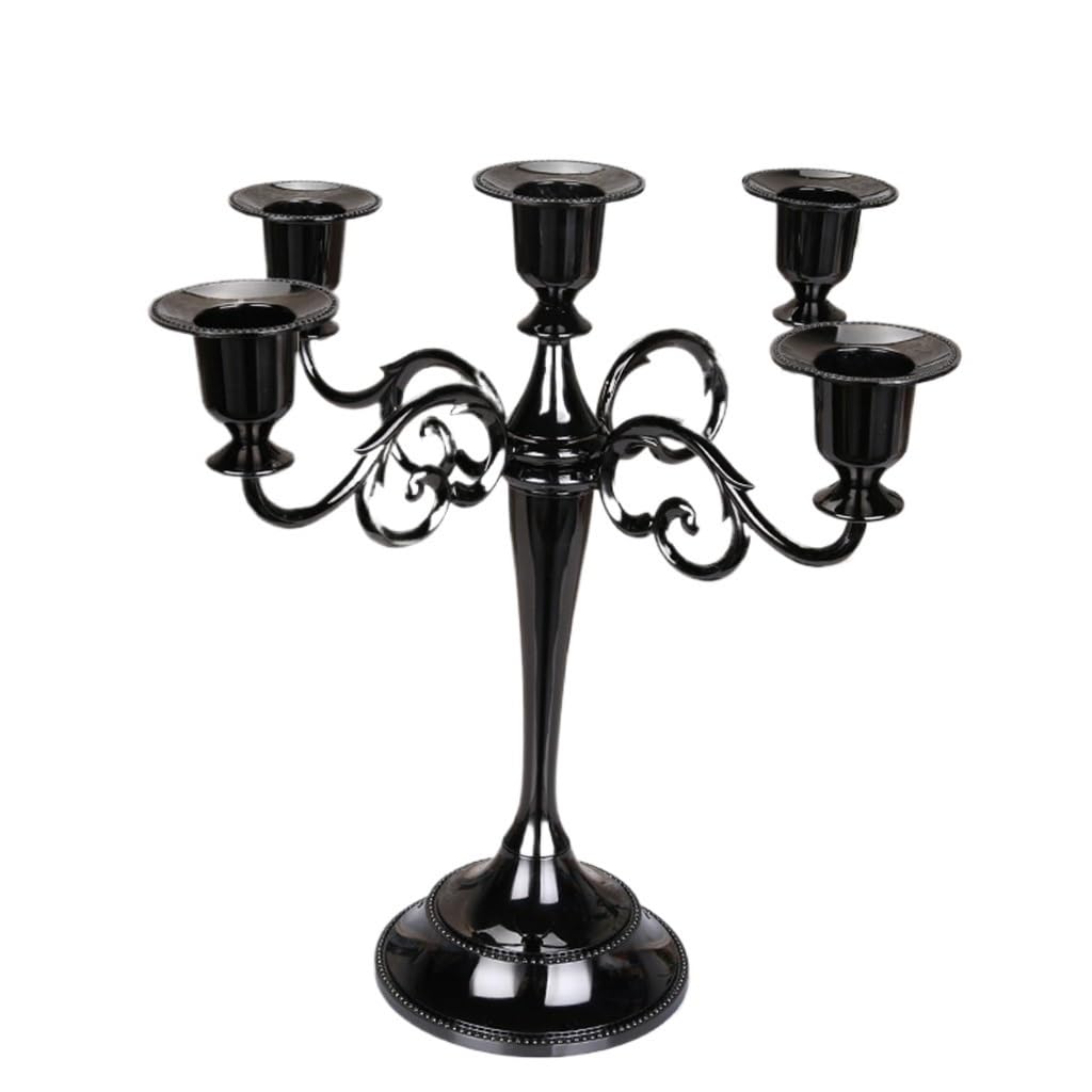 HTTGDGDH European Candle Holder Ornament Vintage Candlelight Home Decoration,A-Size