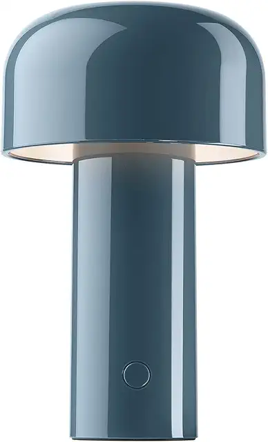 FLOS Bellhop Lampada da Tavolo Ricaricabile Senza Fili - Design Blu