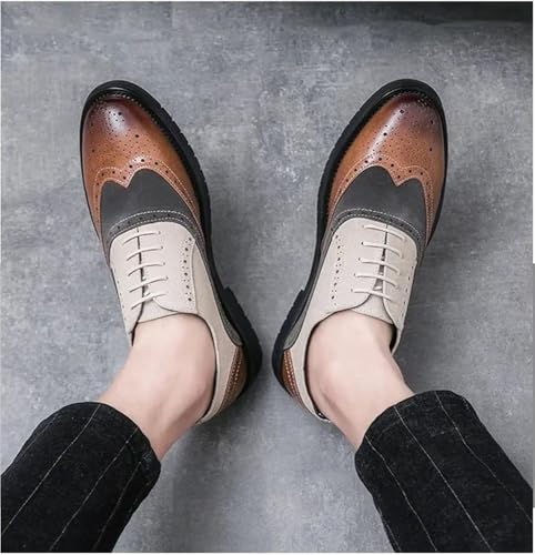 Stylish Men’s Premium Leather Oxford Shoes Comfortable Lace Up Shoes for Office and Formal Wear2