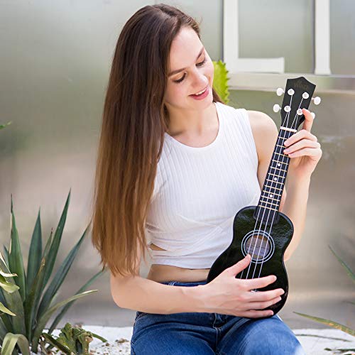 Winzz Ukulélé Soprano Kit de Démarrage pour Débutants avec Étui Souple Accordeur Amovible Cordes Supplémentaires Sangle… - Les Beatles, Paul McCartney, John Lennon, RIngo Starr, George Harrison Winzz Ukulélé Soprano Kit de Démarrage pour Débutants avec Étui Souple Accordeur Amovible Cordes Supplémentaires Sangle… – Image 4