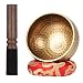 Biggo Tibetan Singing Bowl Set- Perfect resonance Meditation Yoga & Chakra Healing Handmade Bowl - With Mallet & Silk Cushion. Perfect Gift