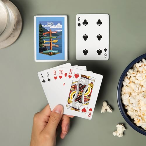 Lantern Press Idaho 52 Cartas Poker miniatura 2