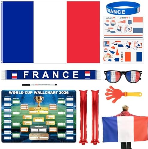 World Cup 2026 Soccer Fan Support Kit 11PCS, World Cup Merch for ...