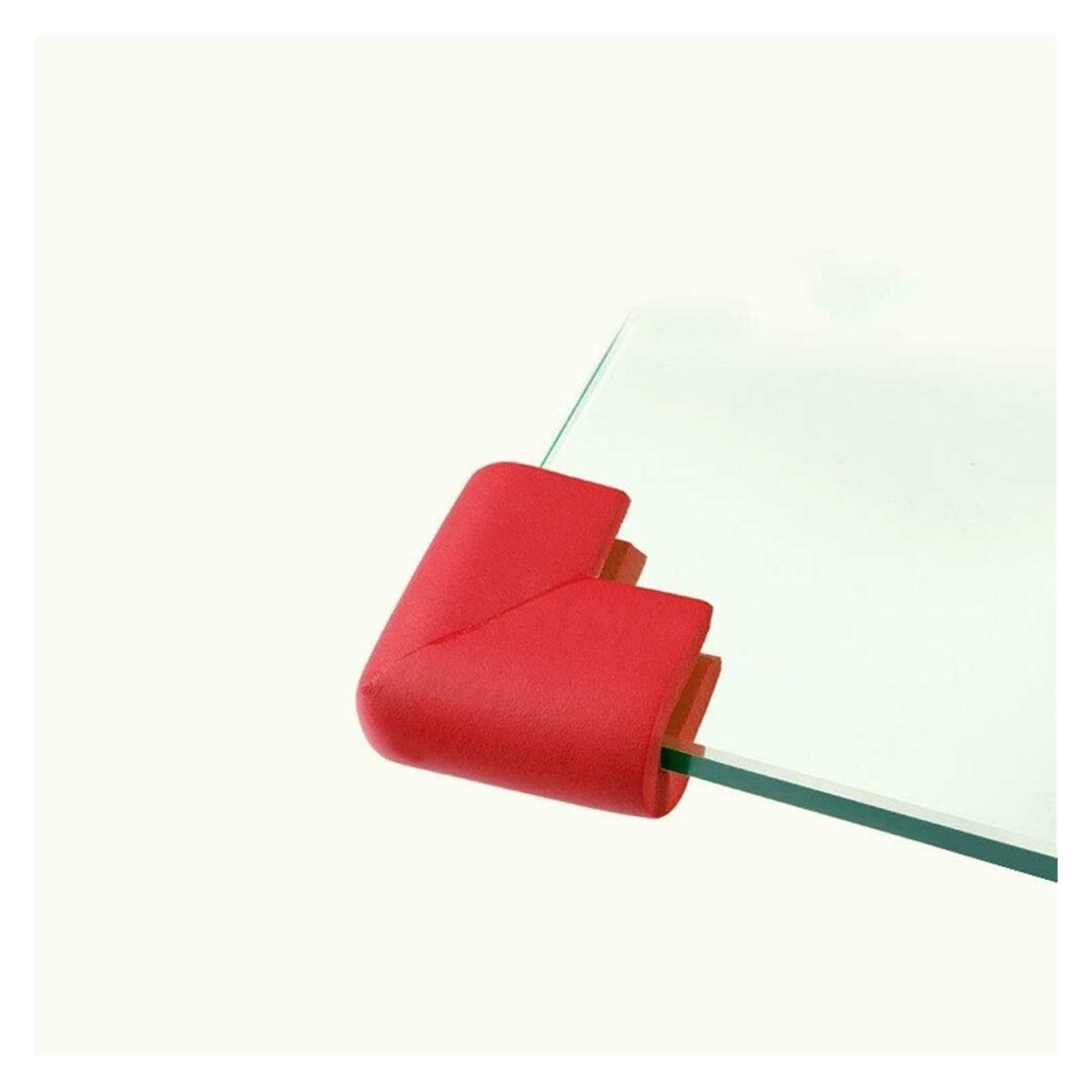 Angolari di Protezione, Confezione da 8 L Dispositivo angolare in Schiuma for Tavolo(Red)