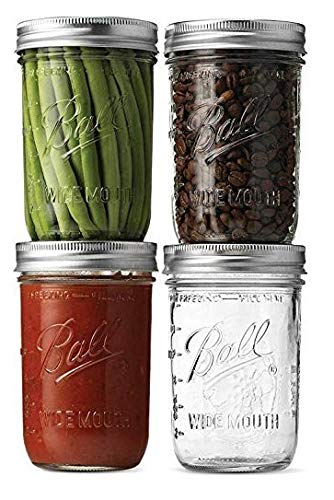 Ash & RohClear Glass Jar and Container with Air Tight Lid Storage of Spices and Dry Fruit (500 ML Pineapple JAR, 4)