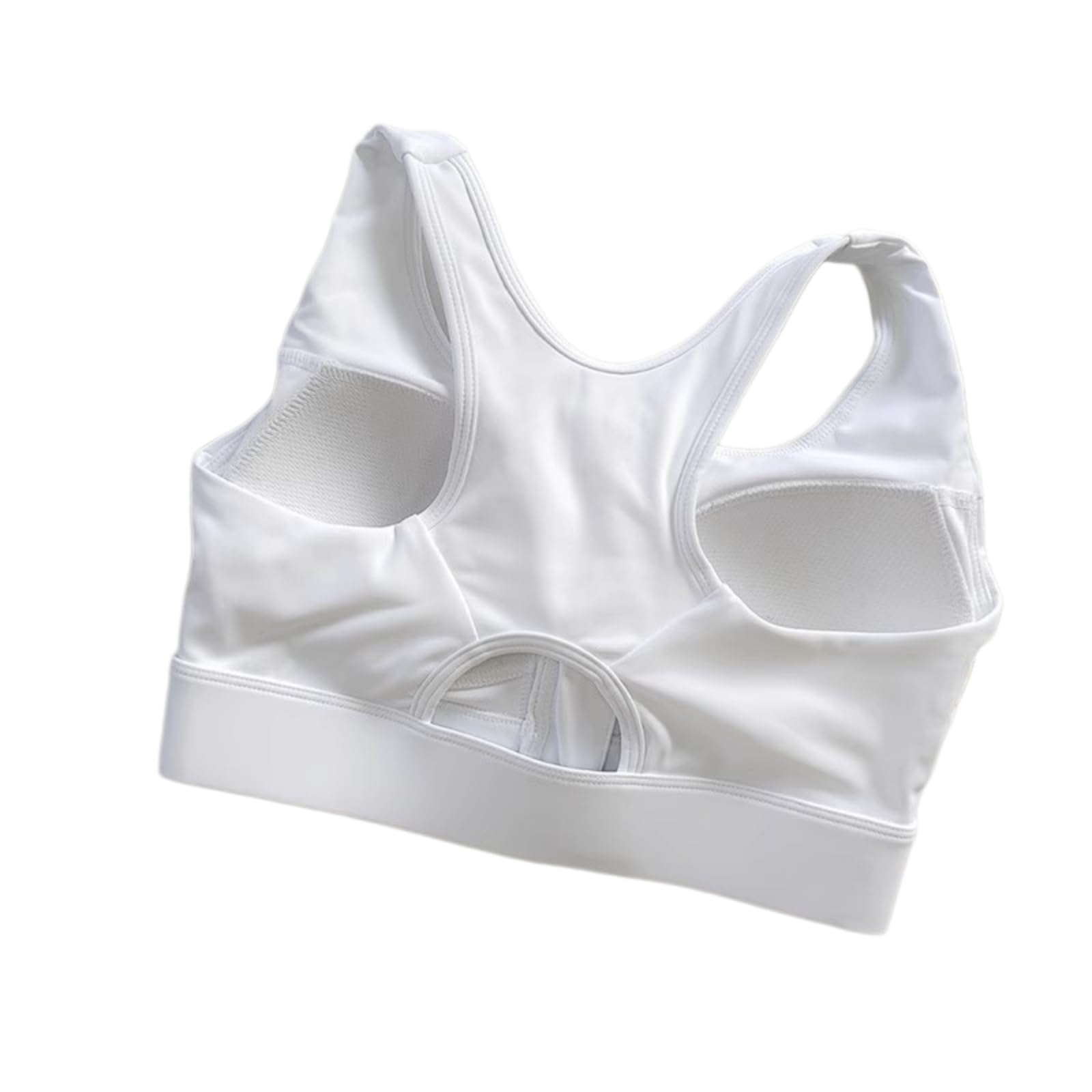 CHENSHI Sujetador Deportivo Mujer con Cremallera Frontal De Alto Impacto A Prueba Choques Top Yoga Seco Rápido para Las Mujeres-Black-s