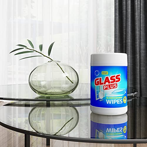 Glass Plus - Glass, Window, And Mirror Cleaning Wipes (160 Ct Wipes - 6 Cannisters (960 Wipes)) #TOP6