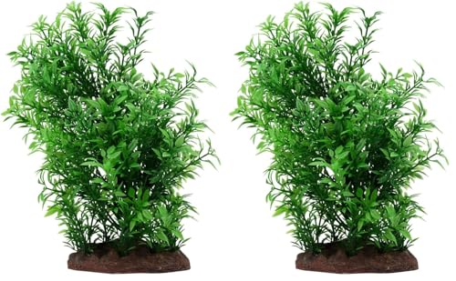 Image of Fluval Aqualife Small Helzine Plant, Plastic Aquarium Plant Decoration (Pack of 2)