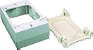 Legrand Wiremold NM2 Nonmetallic Plastic Raceway for Extending Power, 1 Gang Outlet Box, 1