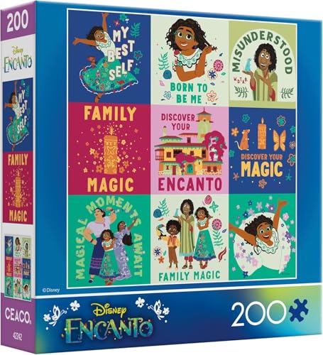 Ceaco - Disney - Encanto Flat Flower Collage - 200 Piece Jigsaw Puzzle - image 3