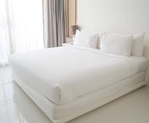 Miniatura 3 de AHJ Beddings - Juego de sábanas de 4 piezas de 600 hilos, bolsillo profundo de 17 pulgadas (1 sábana bajera, 1 sábana encimera, 2 fundas de