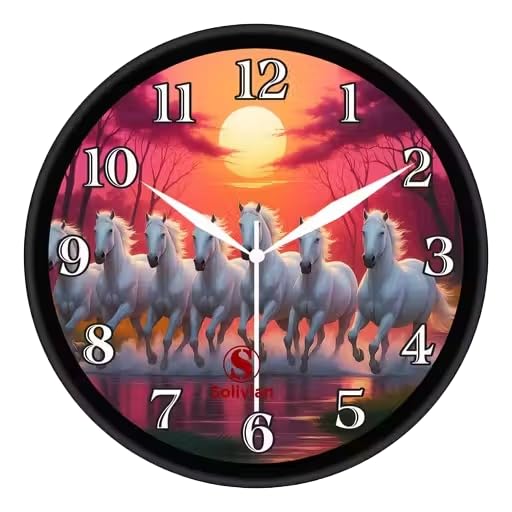 Devansh Crafts Clock Decorative Designer Latest and Stylish Glass Analog Wall Clock Suitalbe for Living Room Hall Bedroom, Office DCC_A963_Clock-image-16
