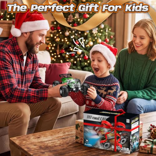Remote Control Car All-Terrain 1:18 Rc Car with LED Lights 2 Batteries - image 8