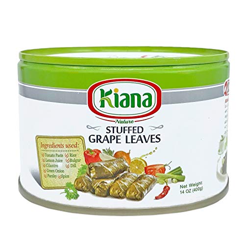 Kiana - Premium Stuffed Grape Leaves, 14 Oz (400g), Ready to Serve