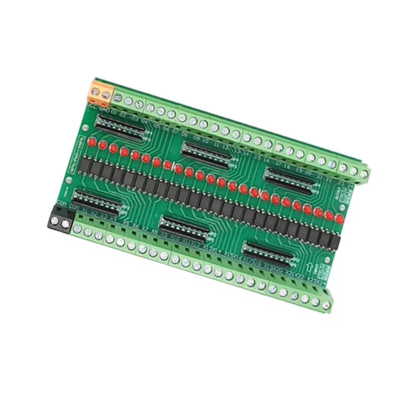 2PCS DC 3.3V 5V NPN Low Level Output 24-Channel Optocoupler Isolation Board Signal Converter Opto Voltage Isolation Module