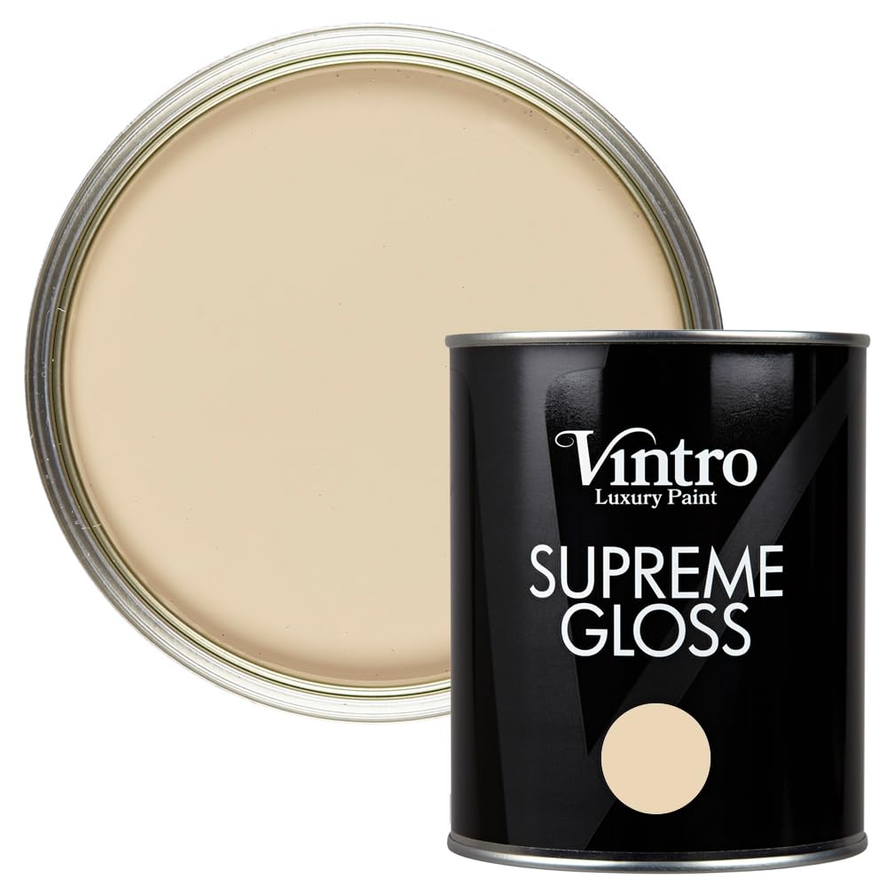 Vintro Paint Walls And Ceilings Old Lace Gloss Paint 1L