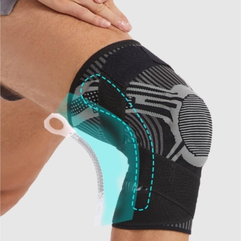 Exercise, Protection Basketball Knee Pads Men's Sports Professional Protection Knee Pads Meniscus Women's Joint Sleeves for Fitness, Cycling, Running, Playing Football