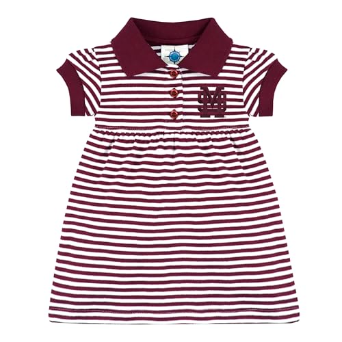 Image of Creative Knitwear College Baby Polo Dress w/Bloomer - Team Logo, Multiple Colors, for Baby Girls (0-12 Months)