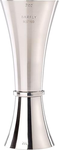 Barfly Yakuza Jigger 1 x 2 onzas, acero inoxidable
