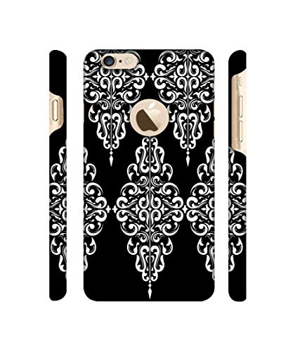 Image of Amazon Brand - Solimo Designer Pattern Design 3D Printed Hard Back Case Mobile Cover for Apple iPhone 6 / 6S (Logo Cut)