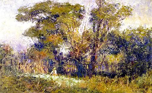 Frederick Mccubbin le vieux jardin affiche art portrait cadeau décoration mural 60x90cm