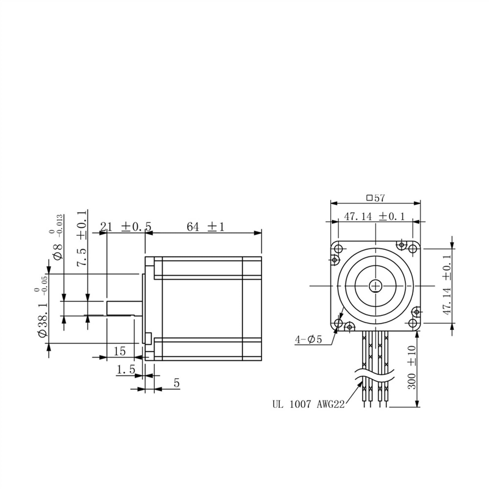 Nema23 silnik krokowy 64mm 0.15Nm 2.8A 2-fazowy 4-przewód kabel do drukarki 3D CNC szlifowanie laserowe pianka cięcie plazmowe,Precyzyjny obrót