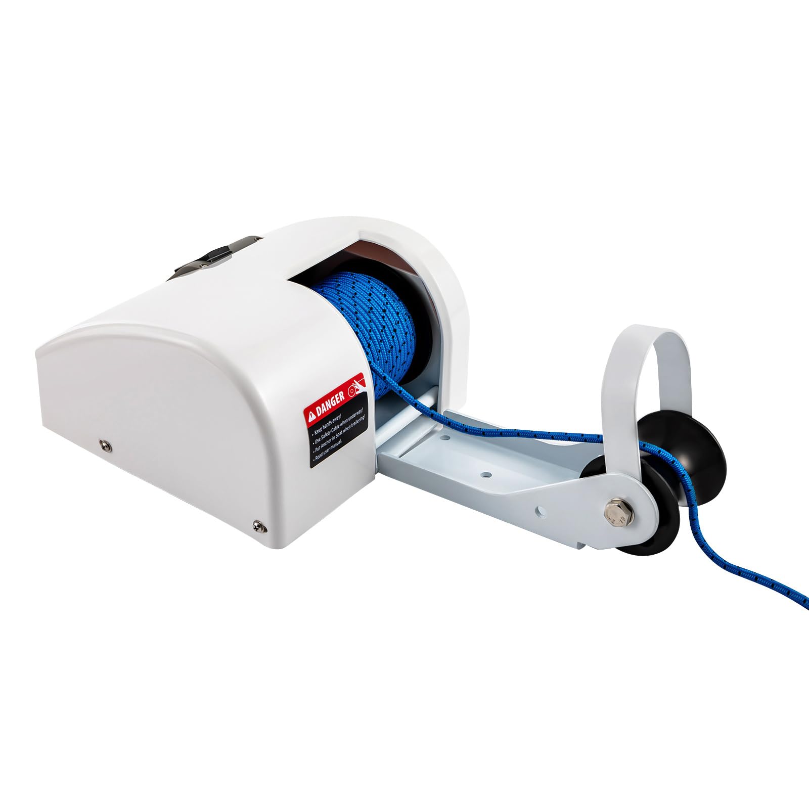 Salpa ancora elettrica impermeabile IP65 ad alte prestazioni per barche oltre 6,1 m, con ancoraggio per barche da 25 lbs, telecomando portata 50 m